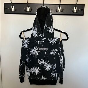 abercrombie kids Black & White Palm Print Hoodie